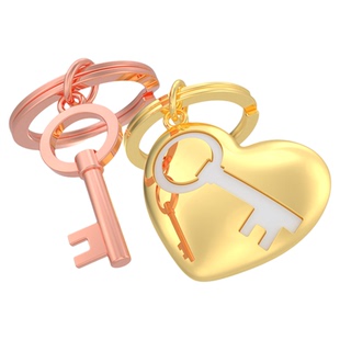 爱心锁钥匙扣包包挂件 比利时metalmorphose情侣挂饰情人节礼物