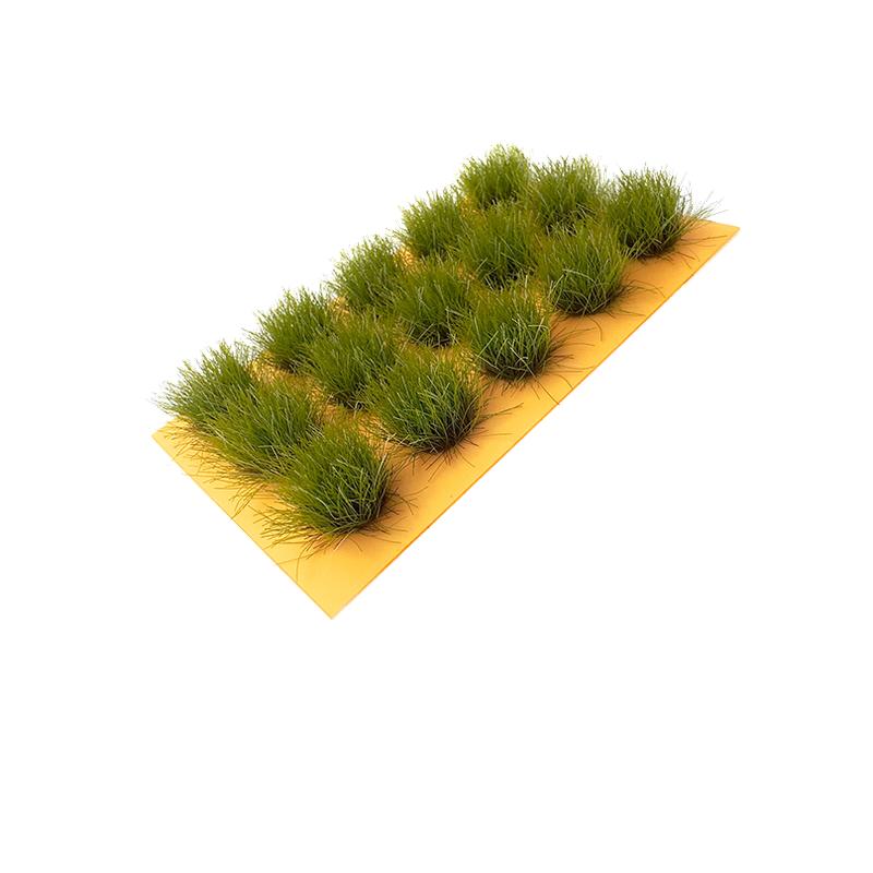10mm高仿真草簇模型情景微缩植被沙盘建筑仿真草diy手工制作材料