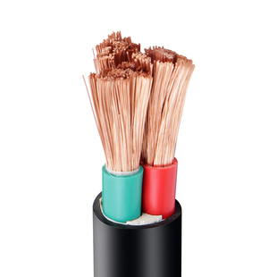 珠江电缆国标铜芯软电缆rvv2 3 4 5芯1.5 2.5 4 6平方护套线电线