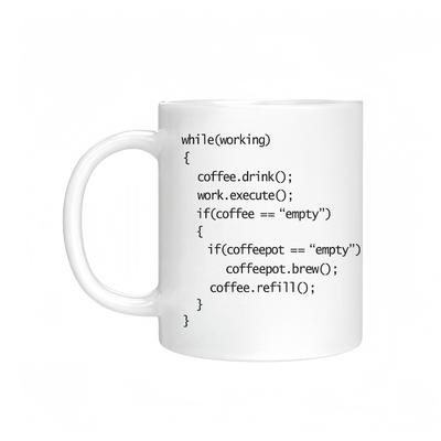 C++程序员的创意陶瓷马克杯