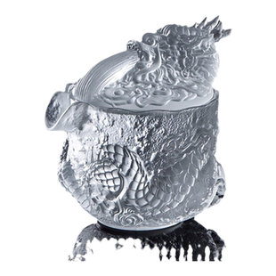 容山堂龙头琉璃泡茶壶家用茶水分离泡茶器茶壶龙把手公道杯手抓壶