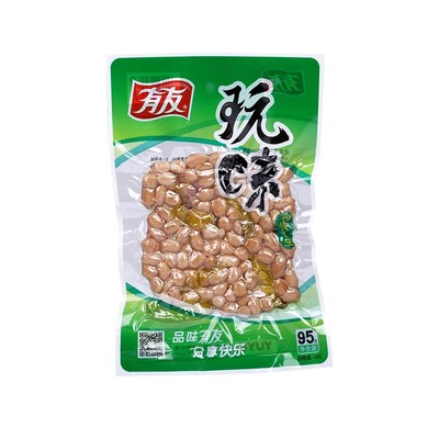 【尝鲜】有友 泡椒花生山椒花生野营追剧解馋零食下酒菜小吃95g