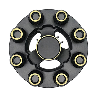 异形志高九腔火盖9头煤气燃气灶更换灶芯火盘7头火芯帽配件通用