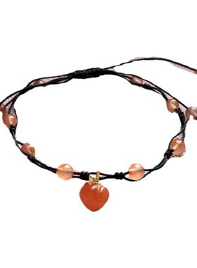 女银镀金百搭性价比南红玛瑙