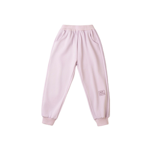 皇室童缘嘭嘭裤男女童加绒裤子冬季2025新款儿童卫裤束脚百搭长裤