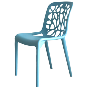 象群简约休闲椅子家用靠背AI自习室椅白色成人塑料餐椅病房陪护椅