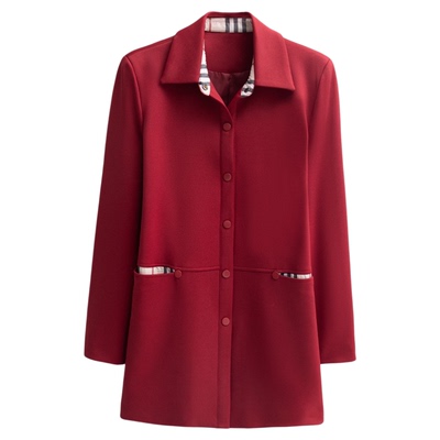 胖妈妈洋气时尚外套宽松