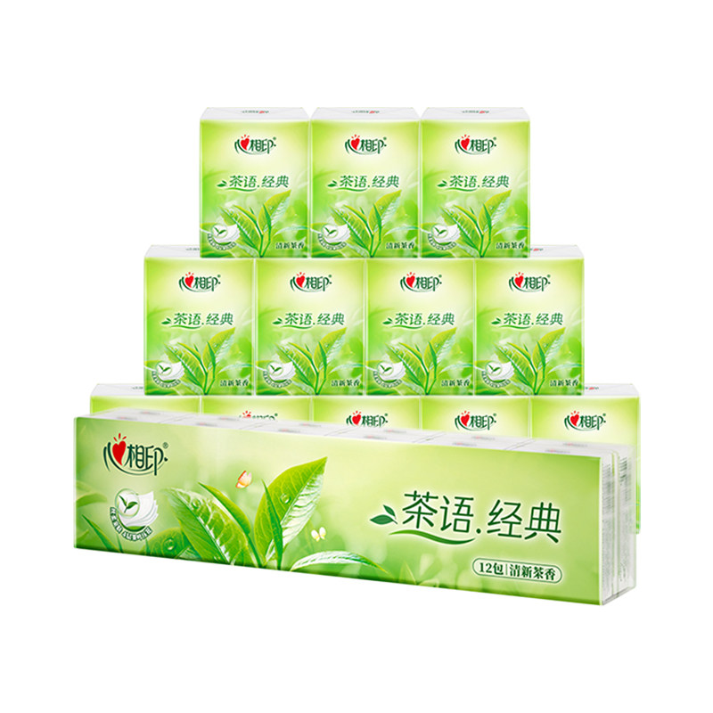 心相印茶语加清香手帕纸4层加厚