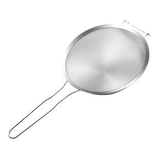 不锈钢过滤网筛密漏勺细网超细豆浆漏网油炸密网双耳厨房家用大号