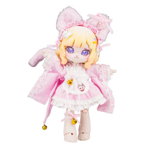 COME4FREE【甜品系列】草莓塔塔香芋小方糕娃衣OB11玩偶BJD裙衣服