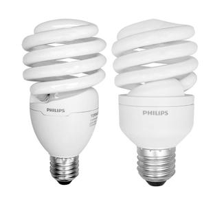 飞利浦节能led灯泡5w8w螺旋型球泡灯e27e14螺口螺纹灯家用12超亮