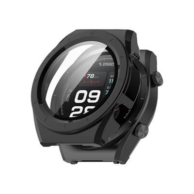 适用小米血压手表H1保护壳xiaomi WatchH1智能运动壳膜一体PC钢化膜保护套h1e全包硬壳ECG版防摔防划表壳表套