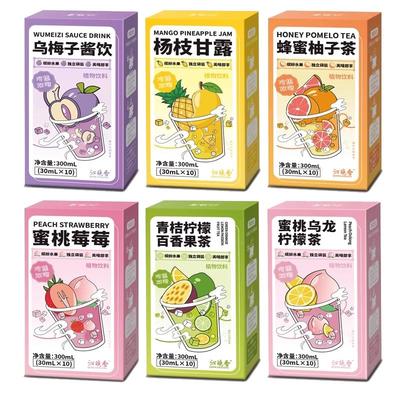 夏日6种爆款果汁固体饮料冷水冲