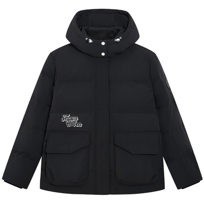 特步羽绒服女士2025年冬季新款运动上衣保暖风衣外套975428190182