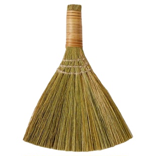 扫地扫帚木地板软毛笤帚家用地面窗台头发清洁工具芒草农家院装饰
