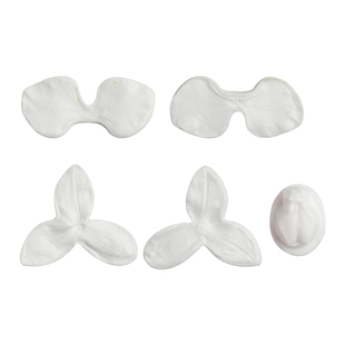 翻糖蝴蝶兰模具糖花硅胶仿真黏土花卉花瓣硅胶纹路切压花朵小模具