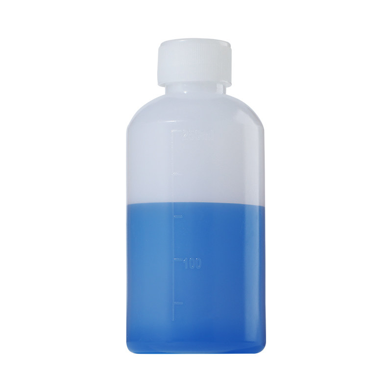PP试剂瓶大口取样瓶食品级透明广口带刻度耐高温耐酸碱内盖塑料瓶