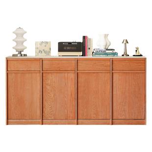 浮生记/实木餐边柜靠墙客厅置物柜储物茶水柜小户型收纳矮柜边柜