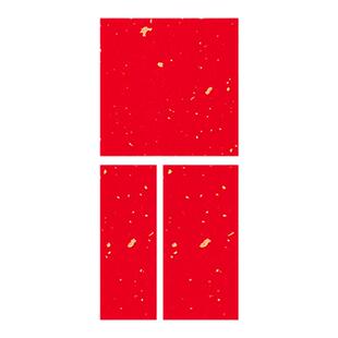 万年红手写小对联洒金红色宣纸自写新年四字吉语空白红纸批发小尺寸春联纸挥春纸福字纸书法作品纸剪纸专用