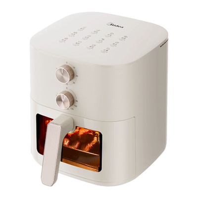 美的可视免翻面6L空气炸锅