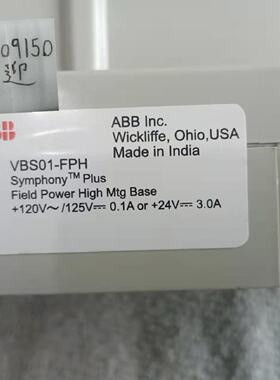 议价ABB Symphony plus卡件 底座VBS01-FPH 原装现货