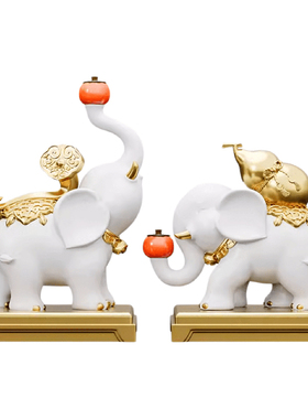 新年吉象招财事事如意摆件