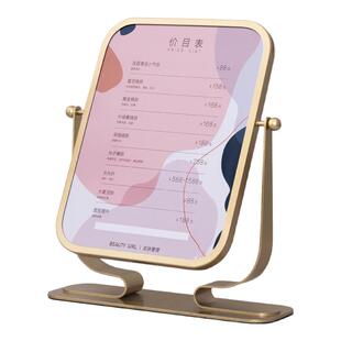 美容院价目表定制眉眼唇美甲美睫开业充值价格表桌牌摆台立牌台卡