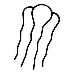 u型发簪丸子头盘发神器四齿插梳叉梳金属发卡子头发固定夹u形发夹