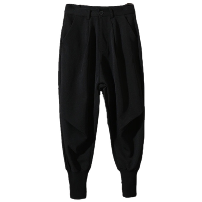 24秋冬季潮流暗黑系风百搭阔腿裤