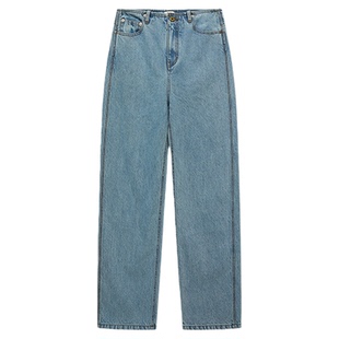 IMMI 设计师品牌25秋冬新品修身复古牛仔直简长裤 SOLSOL买手店