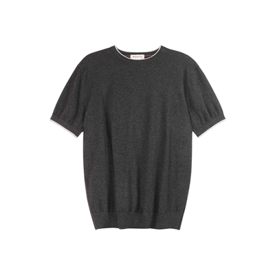 MCCEVTG山羊绒针织衫男薄款复古