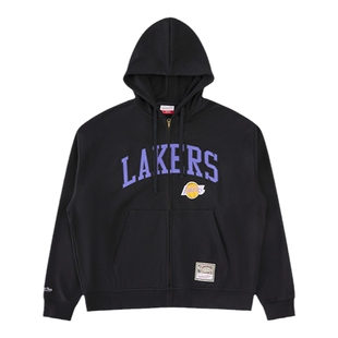 NBA官方MITCHELL & NESS湖人/勇士秋冬新品男士长袖上衣运动外套