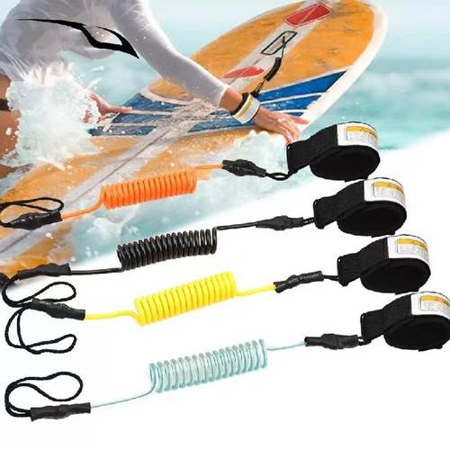 户外趴板冲浪安全手TPU绳牵引安全船桨绑手三亚绳绳冲浪板滑水板