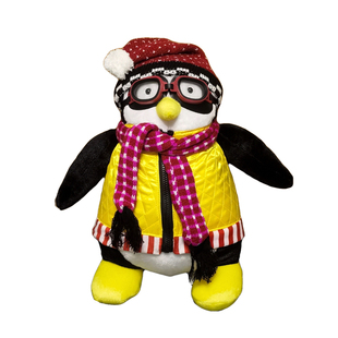 【红眼镜】Joey同款公仔Hugsy哈吉企鹅老友记FRIENDS周边毛绒玩具