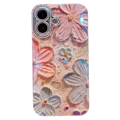 适用于苹果手机壳带闪粉镜头膜