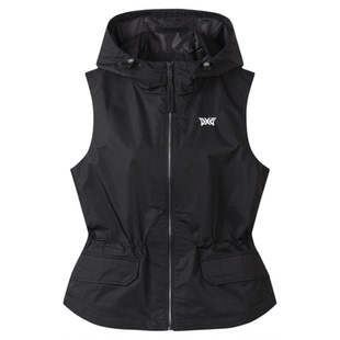 韩国高尔夫球服女士拉链连帽马甲2026春季新款收腰显瘦百搭上衣女