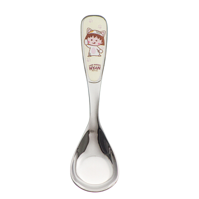 304不锈钢樱桃小丸子元宝勺汤勺