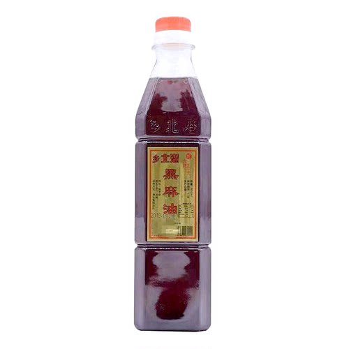 台湾乡北港黑麻油 食用胡麻芝麻油月子油 自然无添加630ml