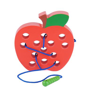 1一3岁早期教育玩具大号加厚穿线