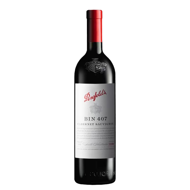 【自营】澳大利亚奔富BIN407进口赤霞珠干红葡萄酒 Penfolds