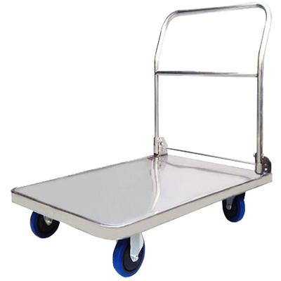 不锈钢手推车折叠静音