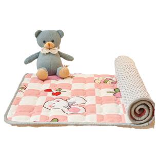 婧麒婴儿床垫褥子秋冬宝宝幼儿园专用睡垫纯棉透气儿童拼接床垫毯