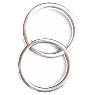 304不锈钢弯管双环201精品双圆环门窗花围栏装饰圆圈花焊圈双环花