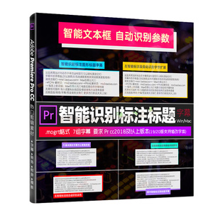 Pr字幕预设模板7组Ｄiscern智能识别标注视频中文标题素材win/mac