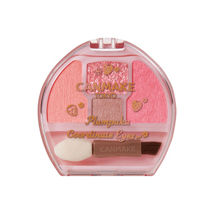 【限量返场】CANMAKE/井田卧蚕眼影04综合盘四色阴影细闪高光提亮