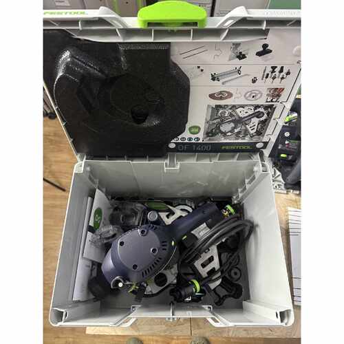 在线议价费斯托OF1400电木铣全套，全新未使用，带原装工具箱。德