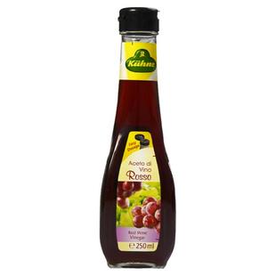冠利红葡萄酒醋250ml德国进口0脂肪水果醋西餐鱼肉类沙拉汁调味醋