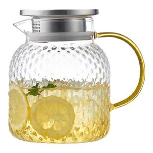 玻璃水壶耐高温大容量烧凉白开水杯冷泡茶家用装水瓶冰小扎壶套装