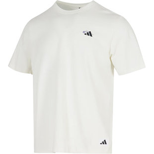 Adidas/阿迪达斯正品2025秋季款男士套头简约运动圆领短袖KC2868