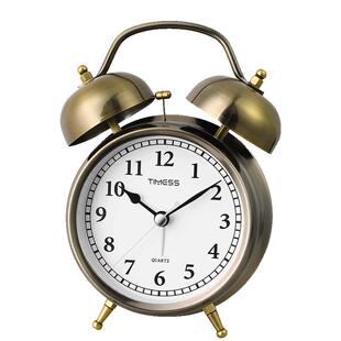 闹钟卧室床头静音学生专用起床神器超大铃声贪睡打铃钟儿童男女孩